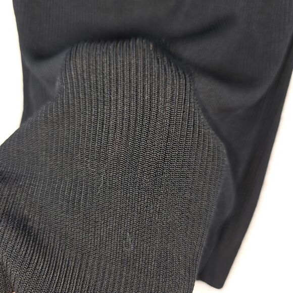 Madewell Soft Ribbed Sweater-Knit Tank Top Scoop Neck 100% Viscose Black Sz XS - Picture 7 of 12